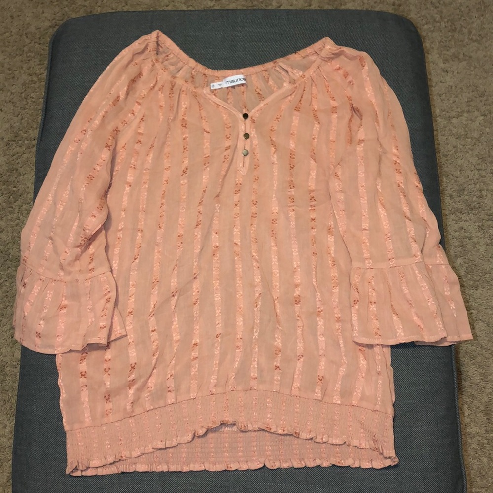 Pink blouse